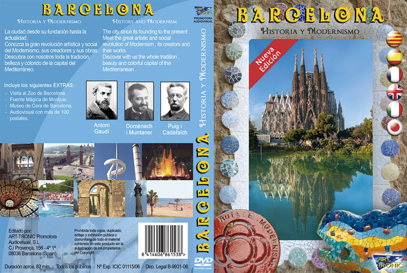 DVD Barcelona Historia y Modernismo